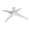 7ft. Pre-Lit White Carson Artificial Pine Christmas Tree, Clear Lights
